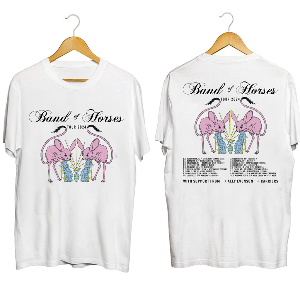 Band Of Horses Tour 2024 Shirt Fan Merch Music Lover Gift Ideas For Him - Gypsysystersgift