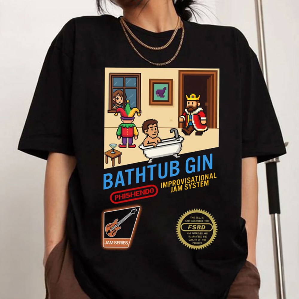 Bathtub Gin And Nes Black Box Lot Funny T-Shirt Christmas Gift Ideas For Her - Gypsysystersgift
