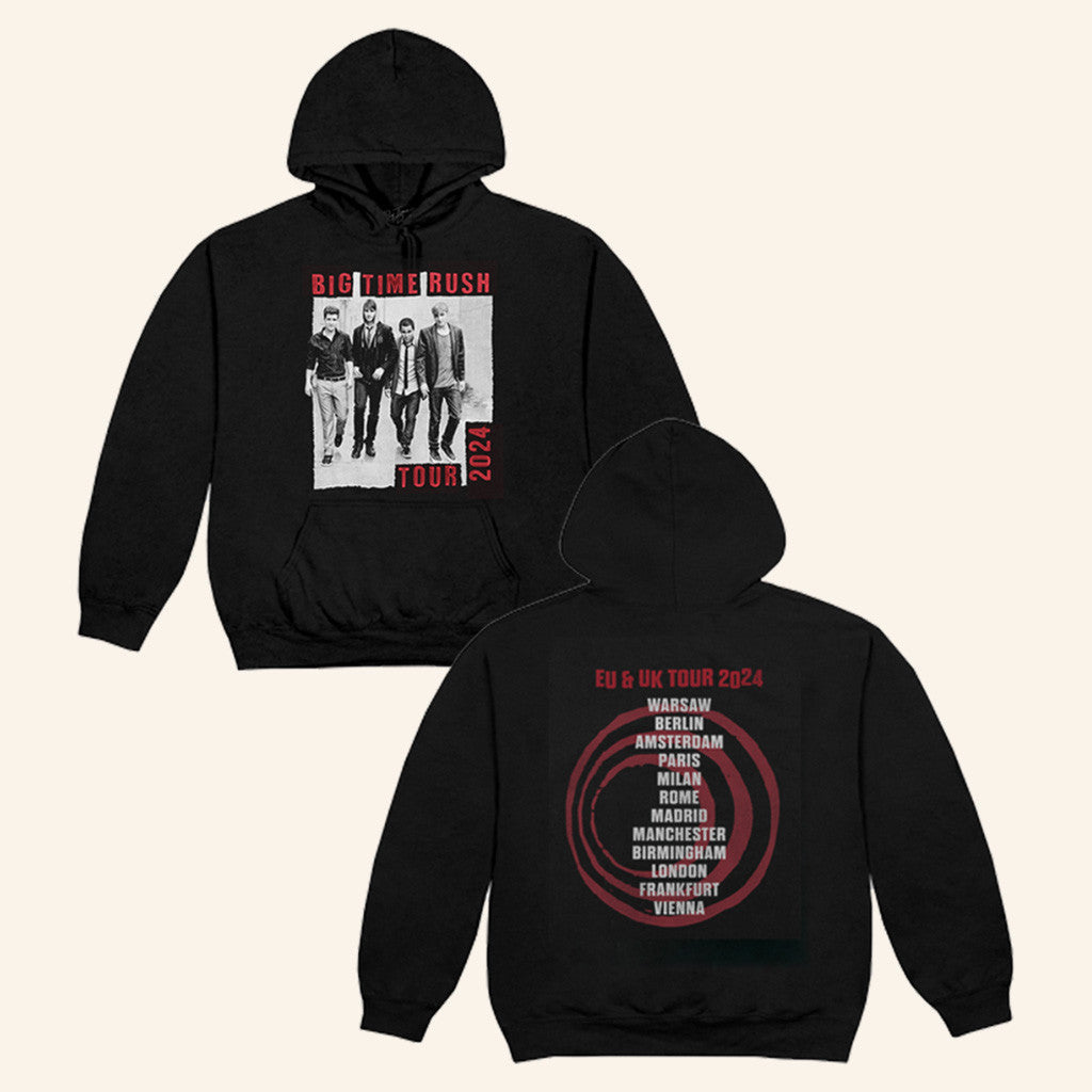 Big Time Rush Merch Tour EU And UK Tour 2024 Hoodie Gift Ideas For Husband - Gypsysystersgift