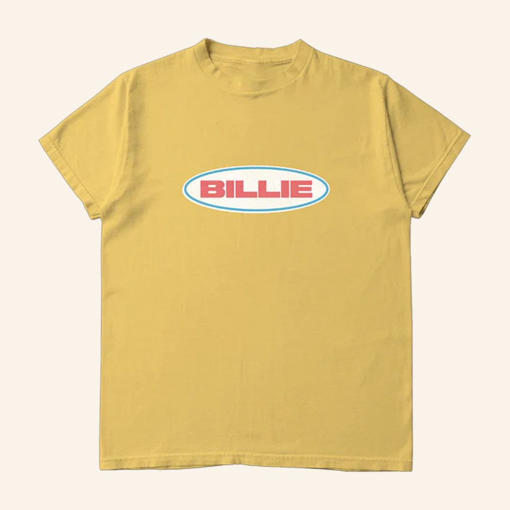 Billie Eilish Merch Billie x Lost Love Yellow Logo T-Shirt Gifts For Her - GypsysystersGift