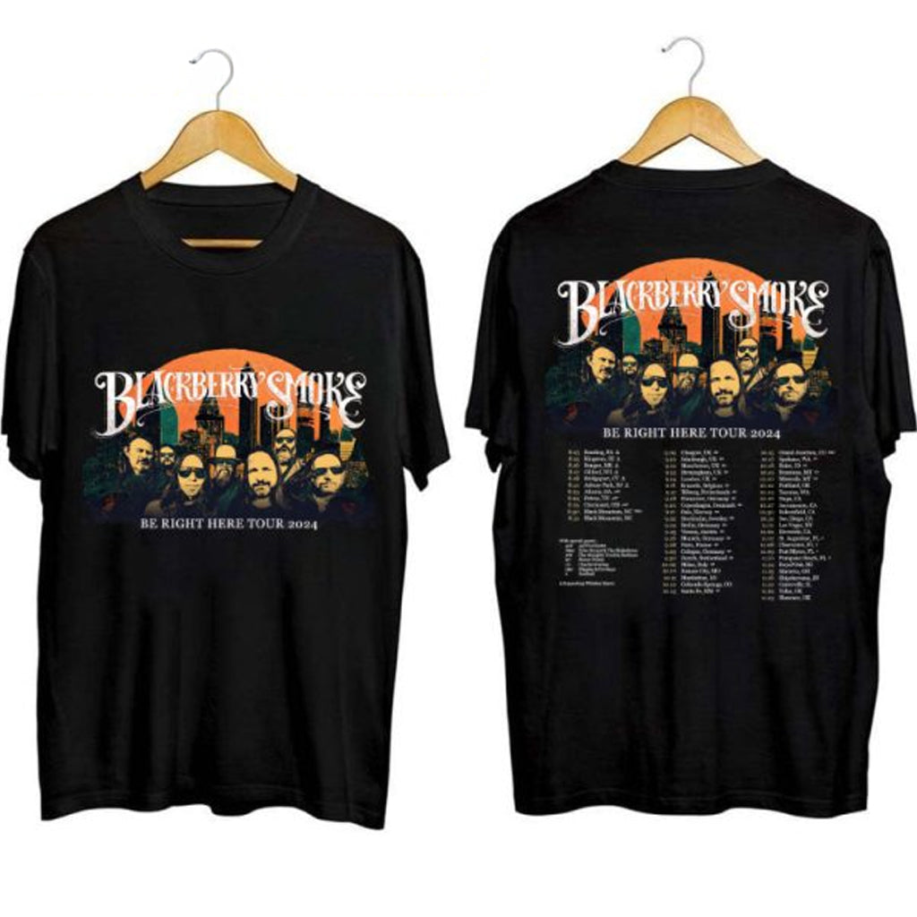 Blackberry Smoke Be Right Here Tour Shirt Blackberry Smoke Merch Gifts For Rock Music Fans - Gypsysystersgift