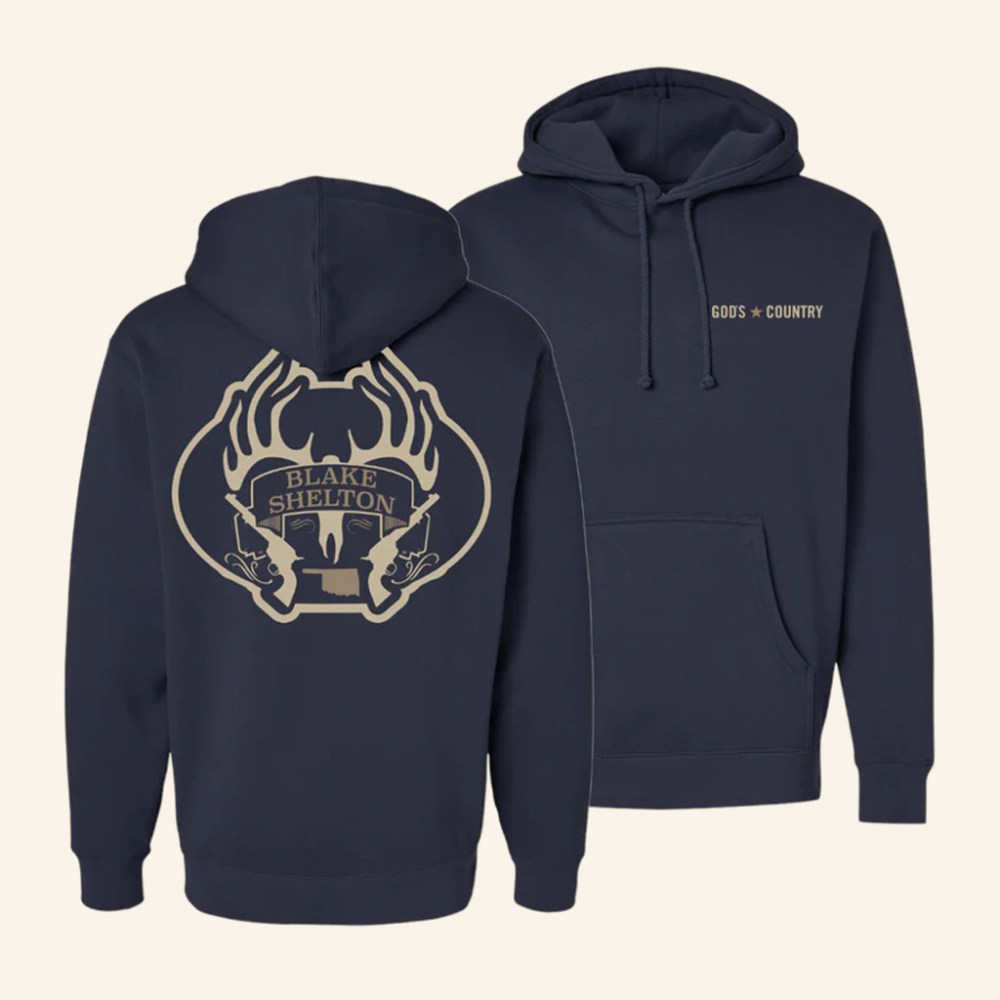 Blake Shelton Merch God's Country Hoodie Music Lover Gifts For Him - Gypsysystersgift