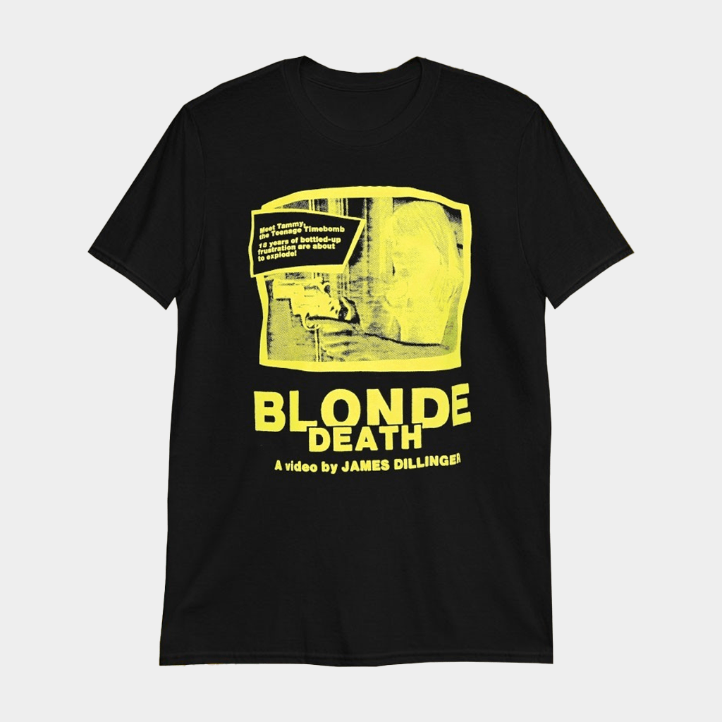 Blonde Death Bleeding Skull T-Shirt Black Gifts Ideas For Him - GypsysystersGift