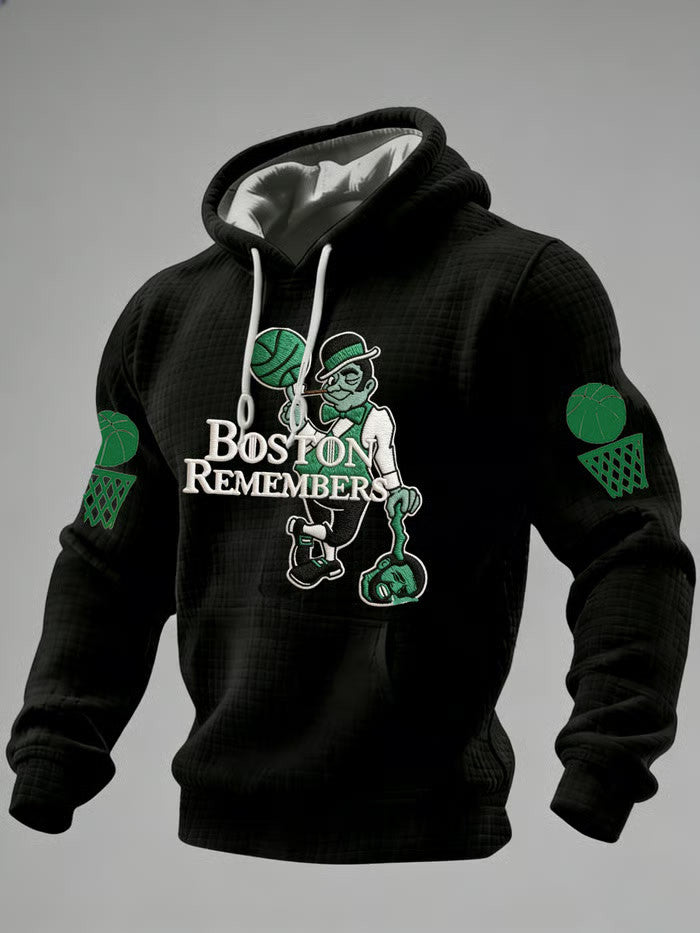 Boston Basketball Hoodie Boston Remember Hoodie Game Day Apparel Gifts For Son - Gypsysystersgift
