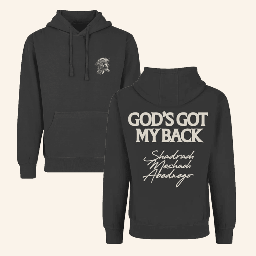 Brandon Lake Merch God's Got My Back Black Hoodie Gifts For Him - Gypsysystersgift
