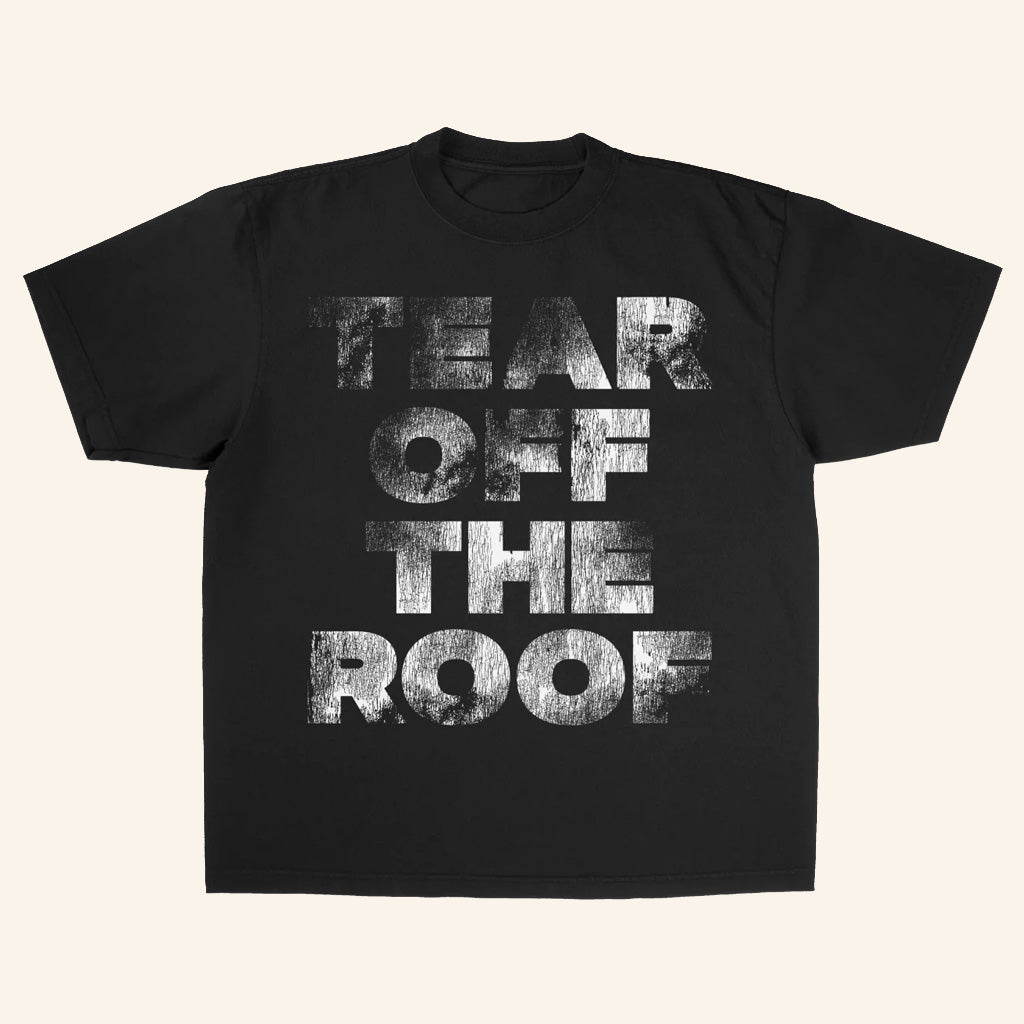 Brandon Lake Merch Tear Off The Roof T-Shirt Black Cool Gifts For Music Lovers - GypsysystersGift