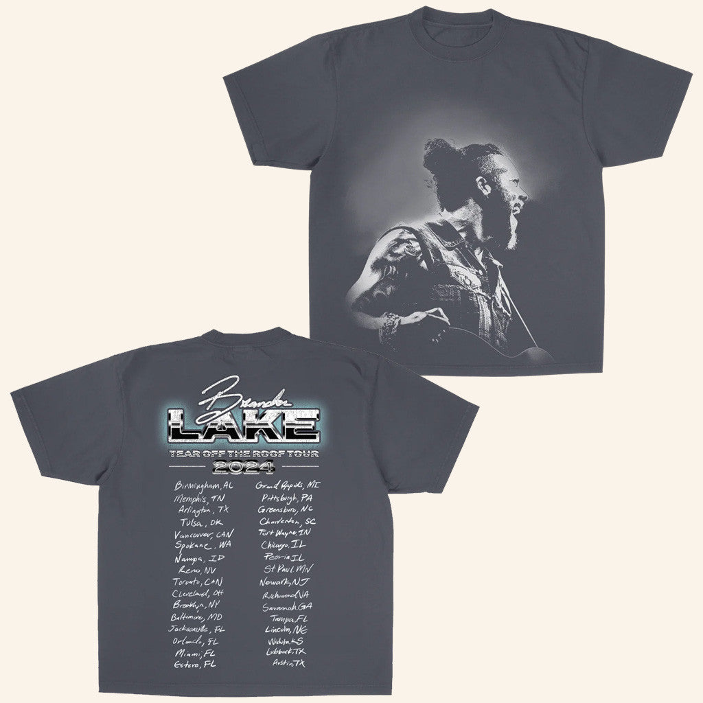 Brandon Lake Merch Tear Off The Roof Tour II T-Shirt Best Gifts For Music Lovers - GypsysystersGift
