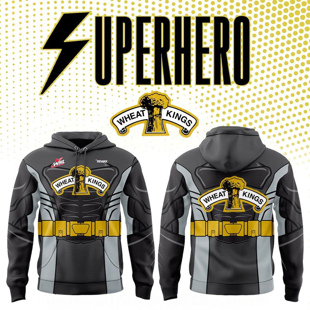 Brandon Wheat Kings Superhero Night 2025 Hoodie Fan Merch Gift Ideas For Him - Gypsysystersgift