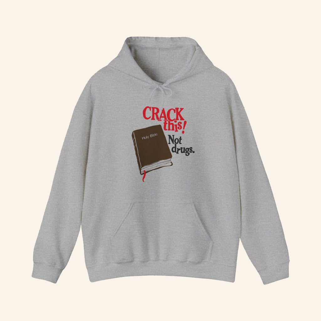 Bryce Crawford Merch Crack This Not Drugs Bible Hoodie Gifts For Him Her - Gypsysystersgift