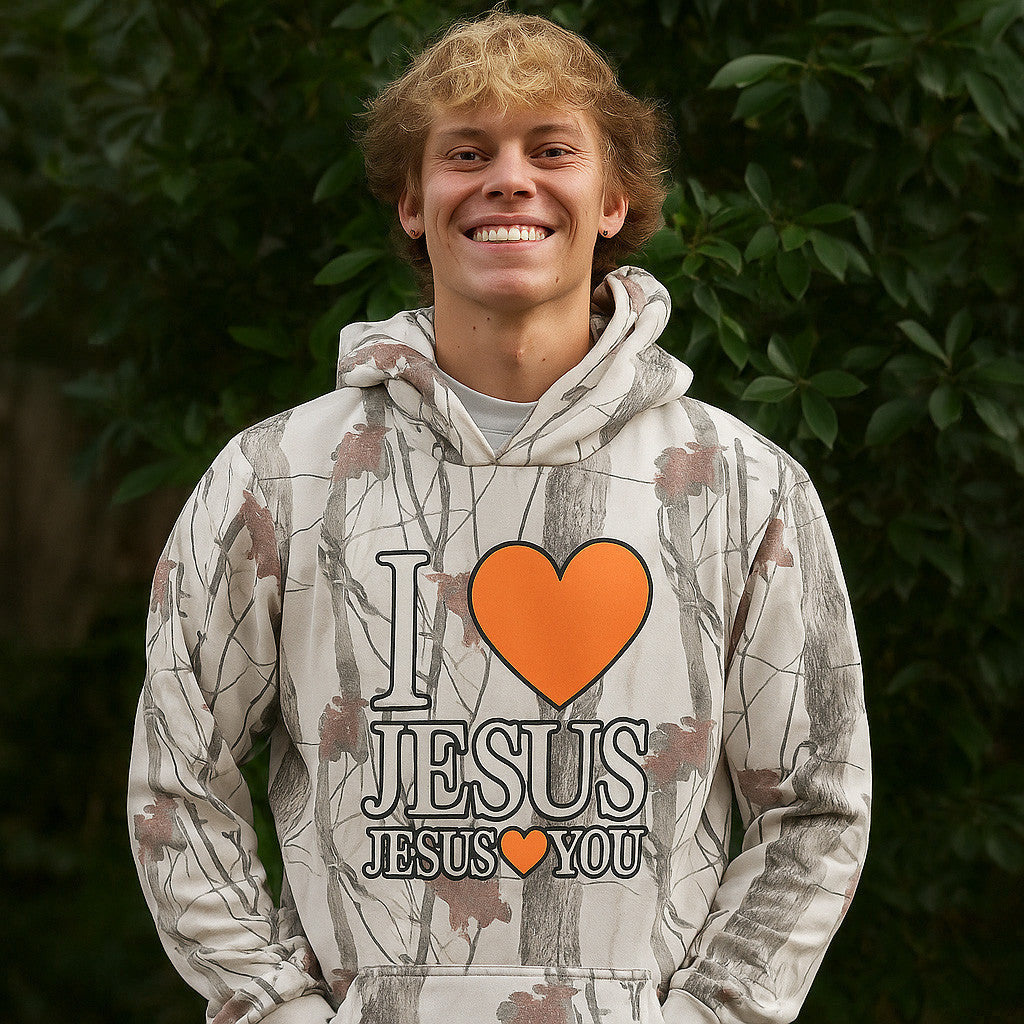 Bryce Crawford Merch I Love J J Loves You Camo Hoodie Gifts For Christian - Gypsysystersgift