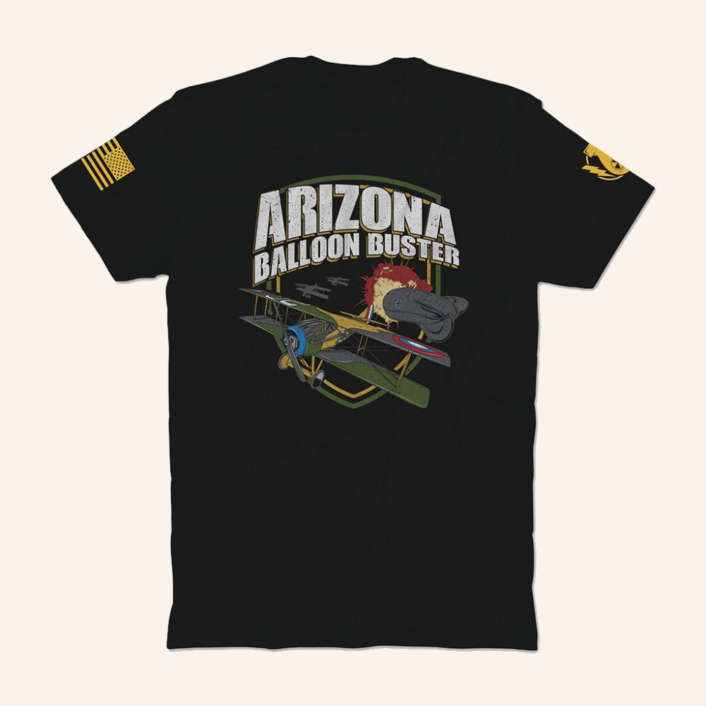 Bunker Branding Merch The Fat Electrician Arizona Balloon Buster T-Shirt Gifts Ideas For Him - GypsysystersGift