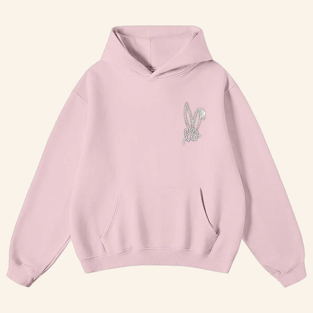 Bunnie XO Merch XO Logo Light Pink Hoodie Best Christmas Gifts For Daughter - Gypsysystersgift
