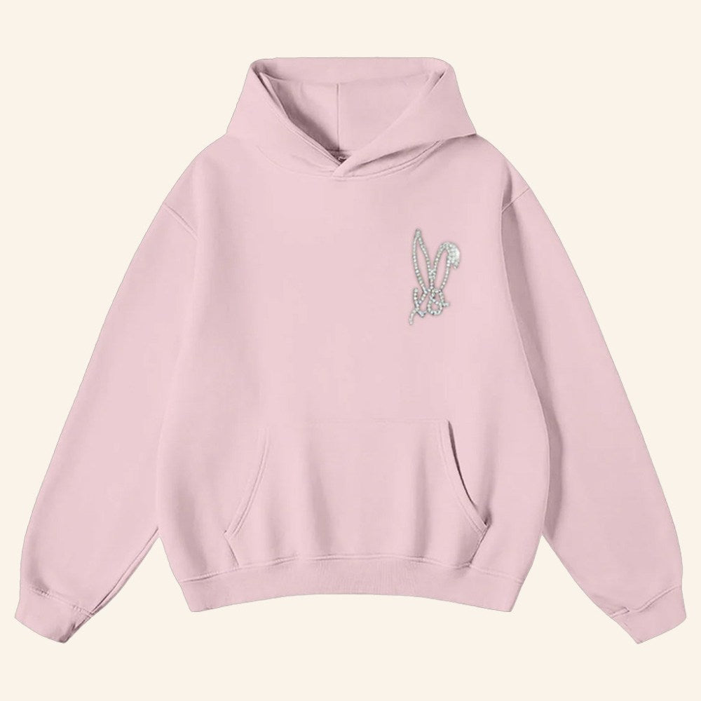 Bunnie XO Merch XO Logo Light Pink Hoodie Best Christmas Gifts For Daughter - Gypsysystersgift