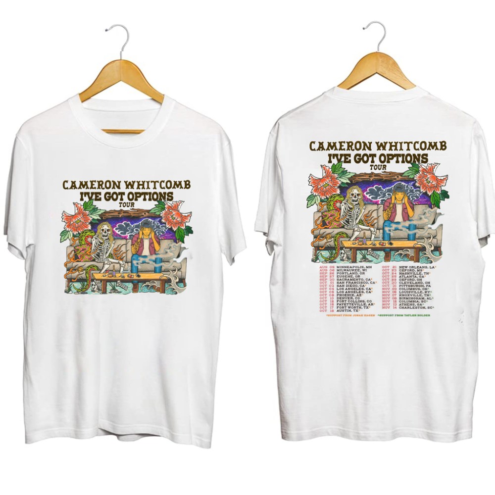 Cameron Whitcomb Tour 2025 Shirt Cameron Whitcomb Merch Music Lover Gifts For Him - Gypsysystersgift