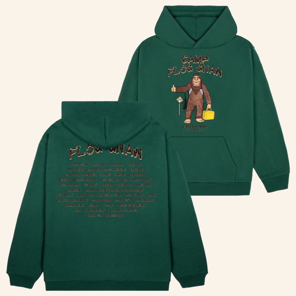 Camp Flog Gnaw Merch Sasquatch Xing Hoodie Golf Wang Apparel Xmas Gifts For Him - Gypsysystersgift