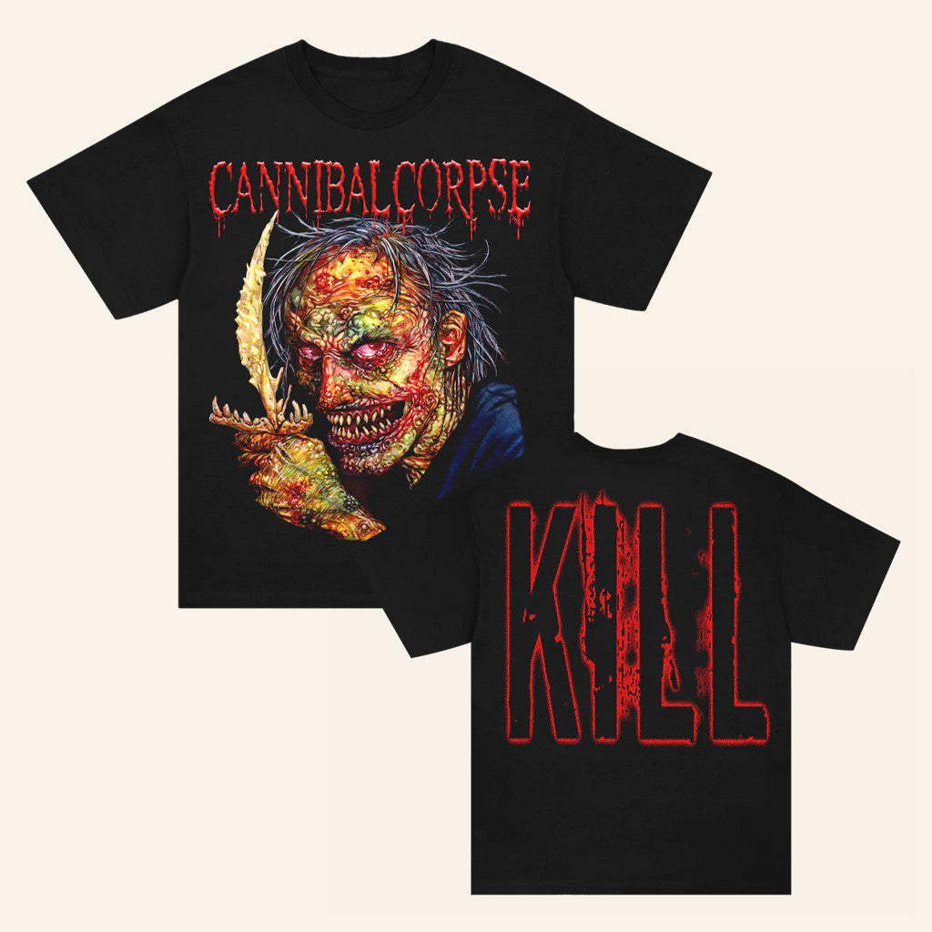 Cannibal Corpse Merch Kill T-Shirt Black Music Lover Gifts For Him - Gypsysystersgift