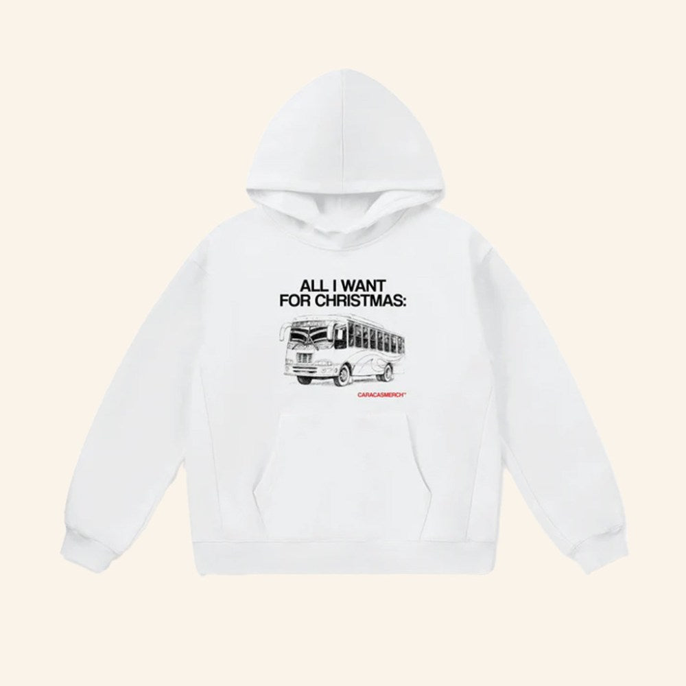 Caracas Merch All I Want For Christmas Hoodie Christmas Gift Ideas For Him - Gypsysystersgift