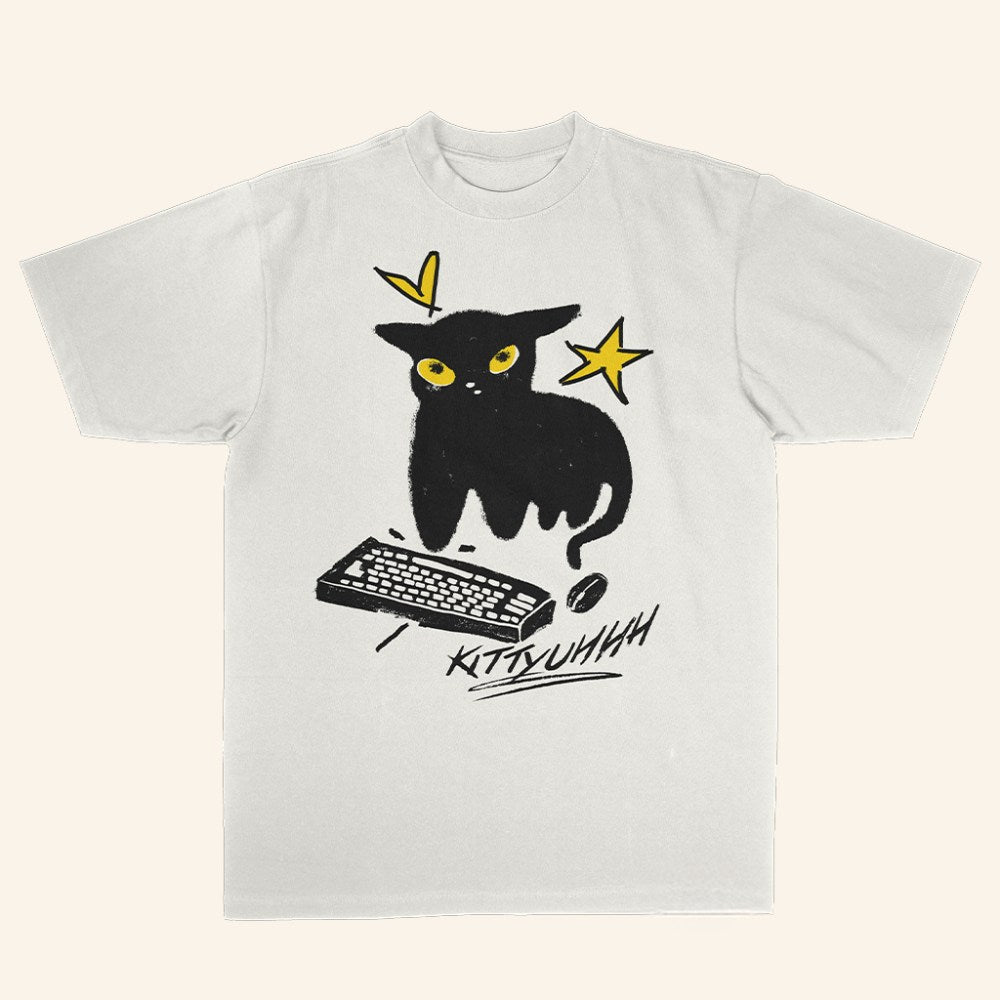 Caseoh Games Merch Kittyuhhh Shirt Caseoh Cat T-Shirt Gifts Ideas For Her - GypsysystersGift
