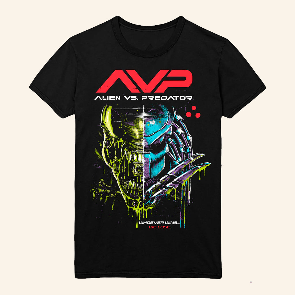 Cavity Colors Merch AVP Alien Vs Predator Showdown T-Shirt Gifts For Him - GypsysystersGift