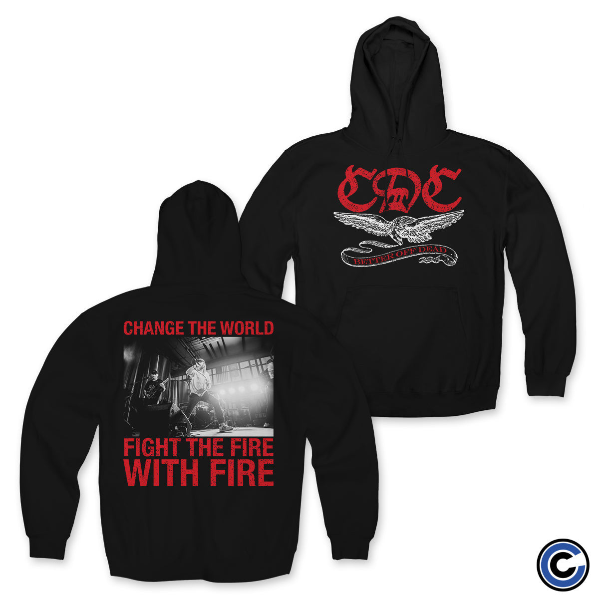 CDC Merch Fire Hoodie CDC Hoodie - Gypsysystersgift