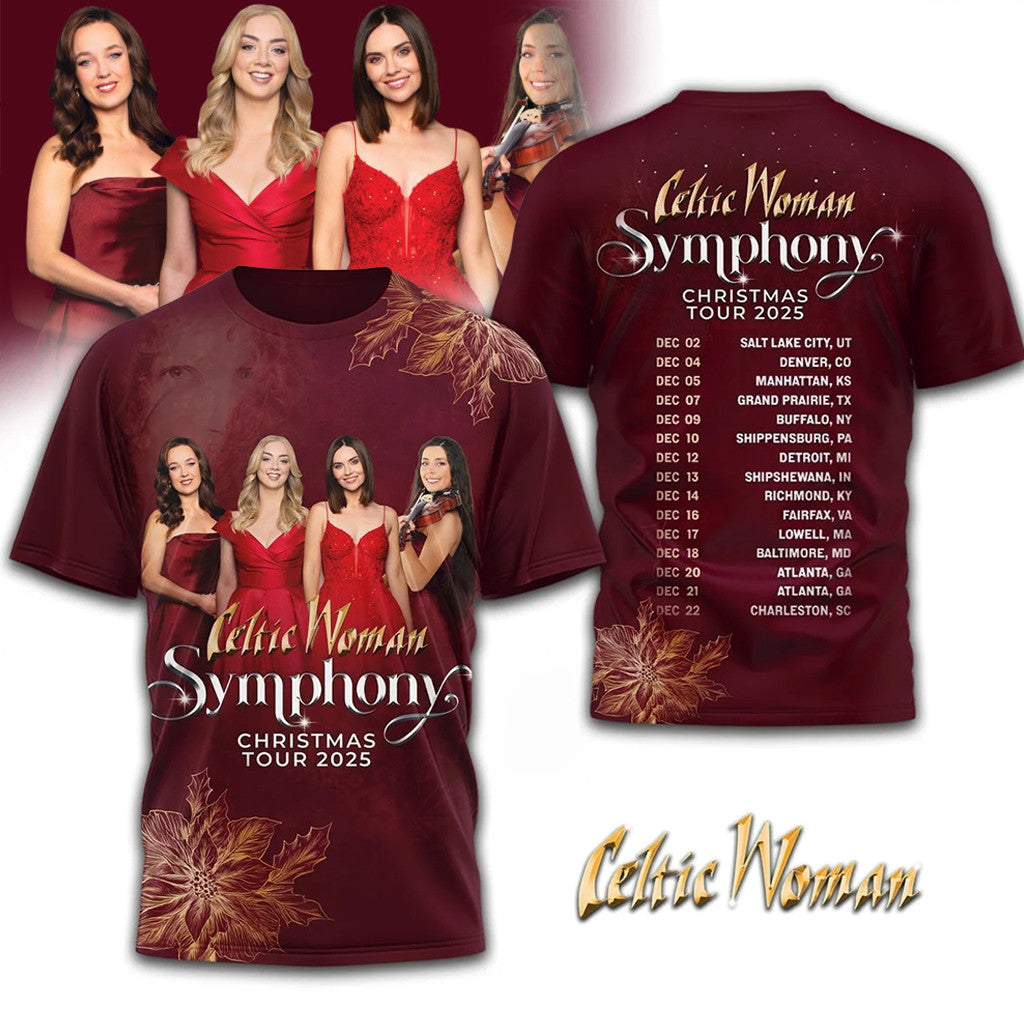 Celtic Woman Symphony Christmas Tour 2025 Shirt Fan Merch Best Gifts For Sister - Gypsysystersgift
