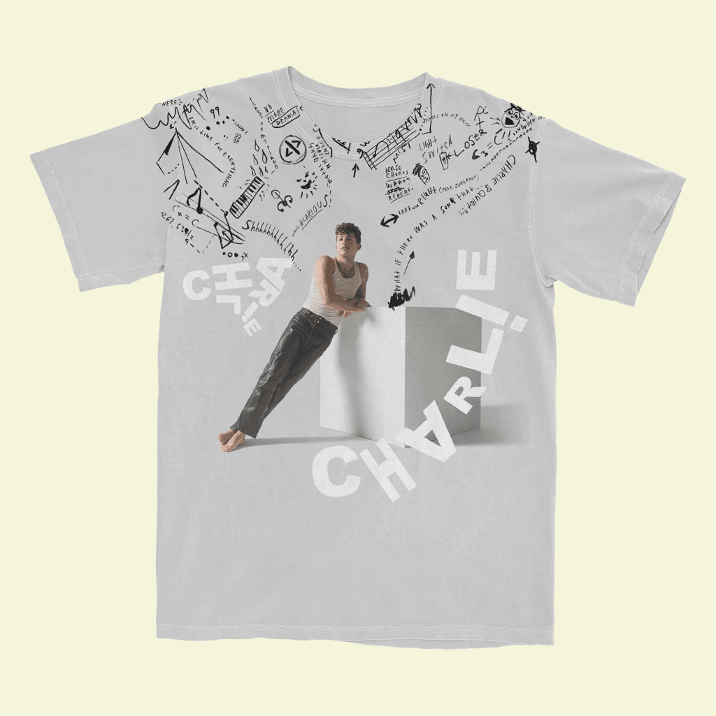 Charlie Puth Merch CHARLIE T-Shirt Music Lover Gift Ideas For Him - GypsysystersGift
