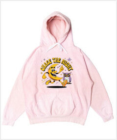 Chase The Night Cartoon Moon Running With Owl Hoodie Gifts For BFF Trendy Merch - Gypsysystersgift