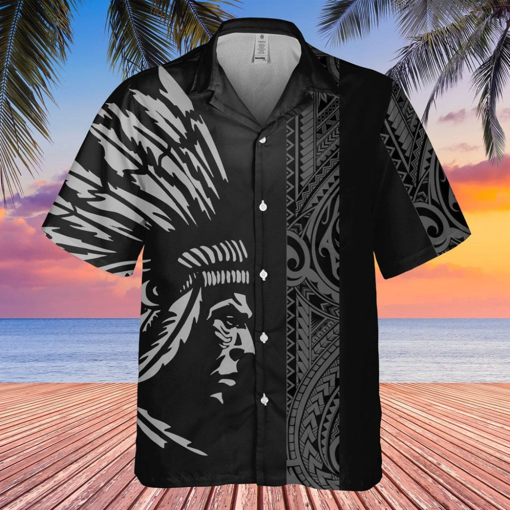 Chief Native American Hawaiian Shirt Style Clothing Native American Gifts For Him - Gypsy Systers