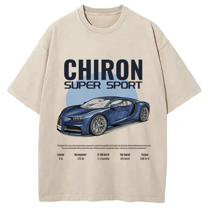 Chiron Super Sport Washed T-Shirt Everyday Comfort Graphic Shirt Gifts For Her - Gypsysystersgift