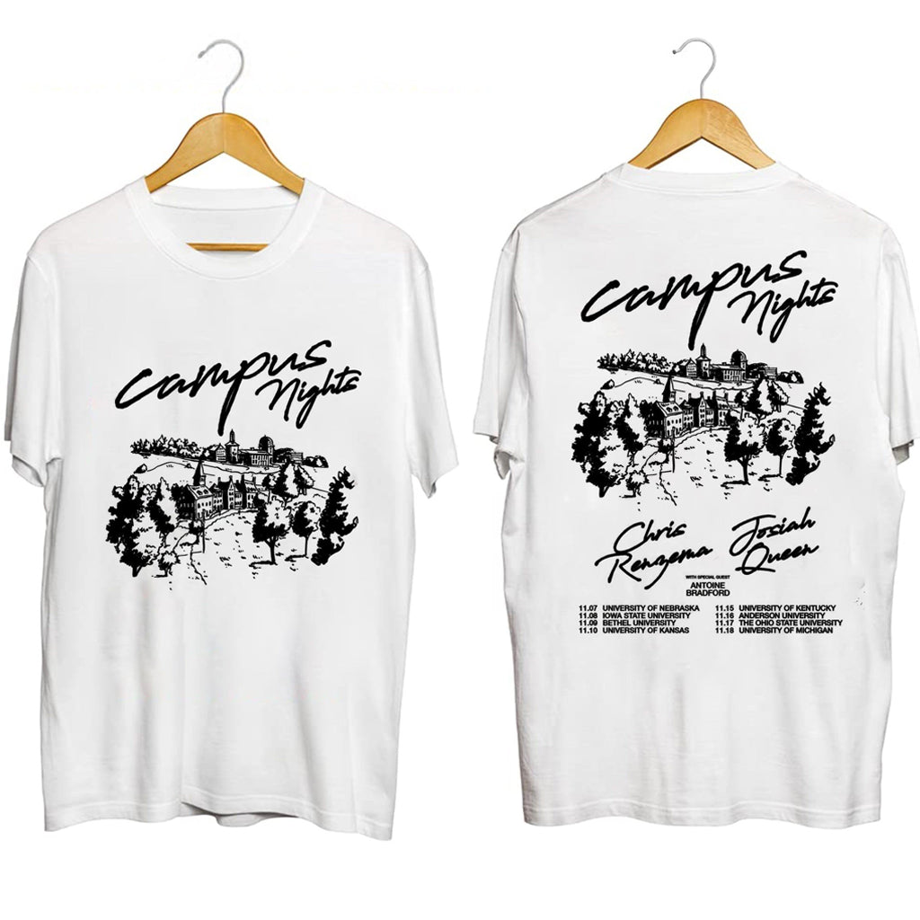 Chris Renzema Campus Nights Tour Shirt Chris Renzema Merch Christmas Gifts For Him - Gypsysystersgift