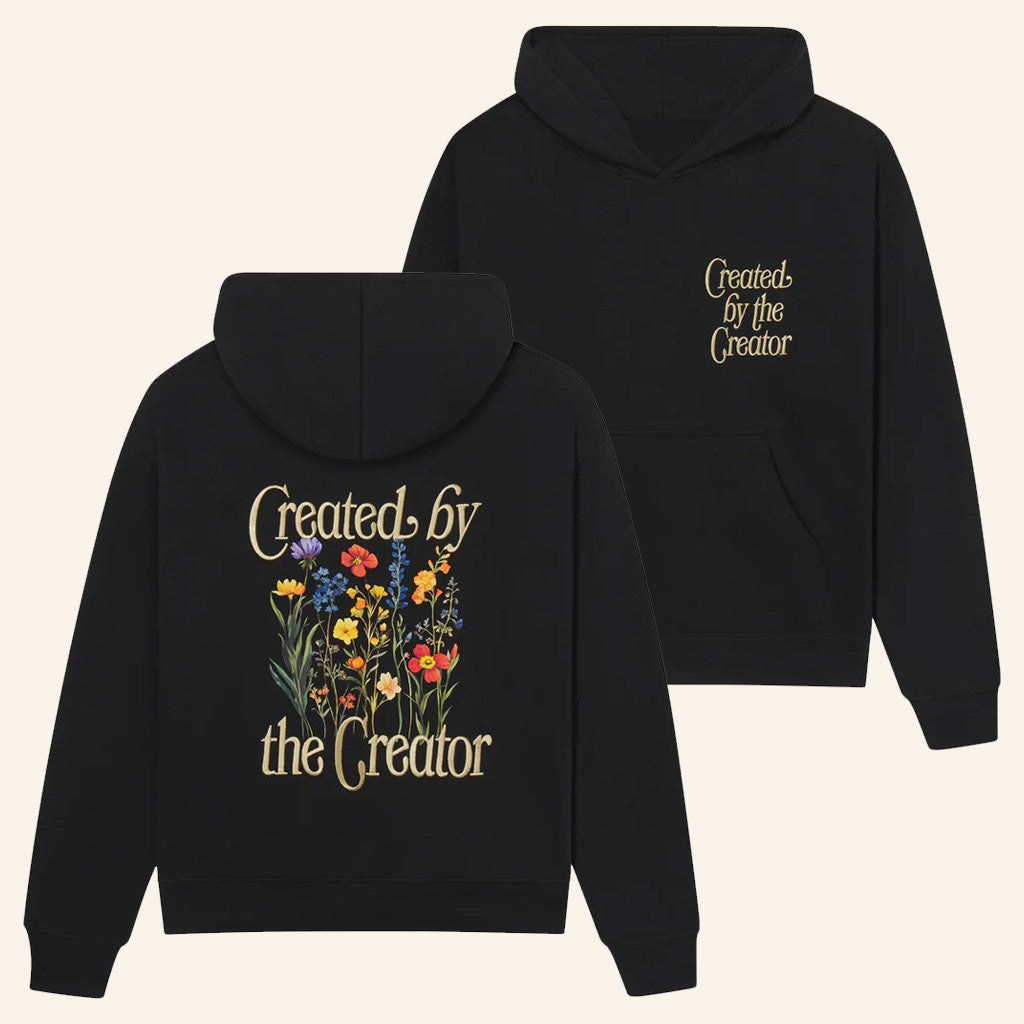 Christian Merch Created By The Creator Hoodie Birthday Gift For Wife - Gypsysystersgift