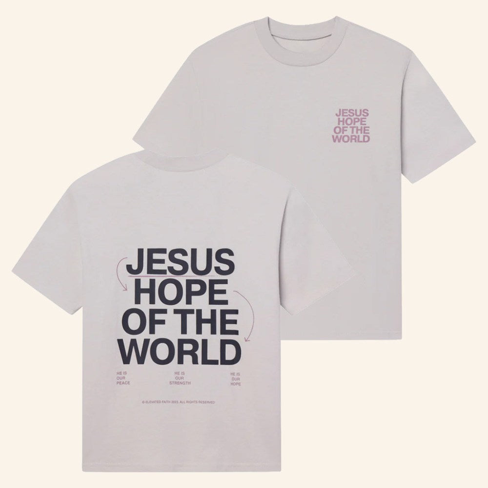 Christian Merch Jesus Hope Of The World T-Shirt Christmas Gifts For Him - Gypsysystersgift