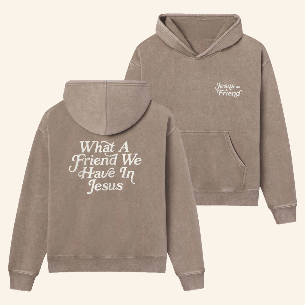 Christian Merch What A Friend In Jesus Hoodie Gifts For Christian - Gypsysystersgift