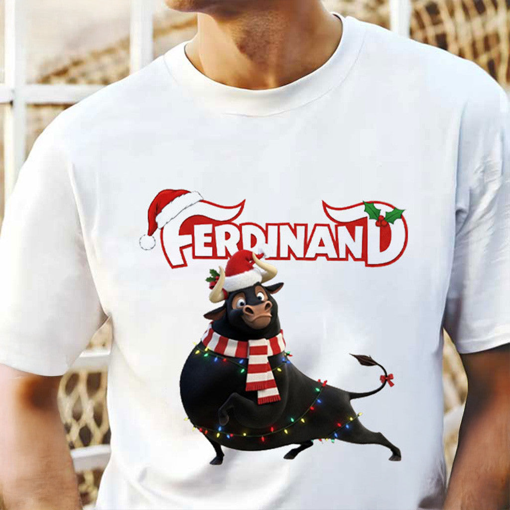 Christmas Ferdinand The Bull Shirt Funny Xmas T-Shirt Christmas Gifts For Him - Gypsysystersgift