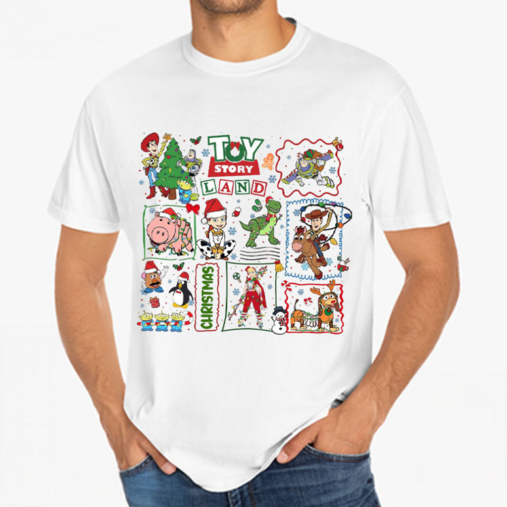 Christmas Toy And Friends Movie Holiday Cartoon T-Shirt Xmas Gifts For Him - Gypsysystersgift