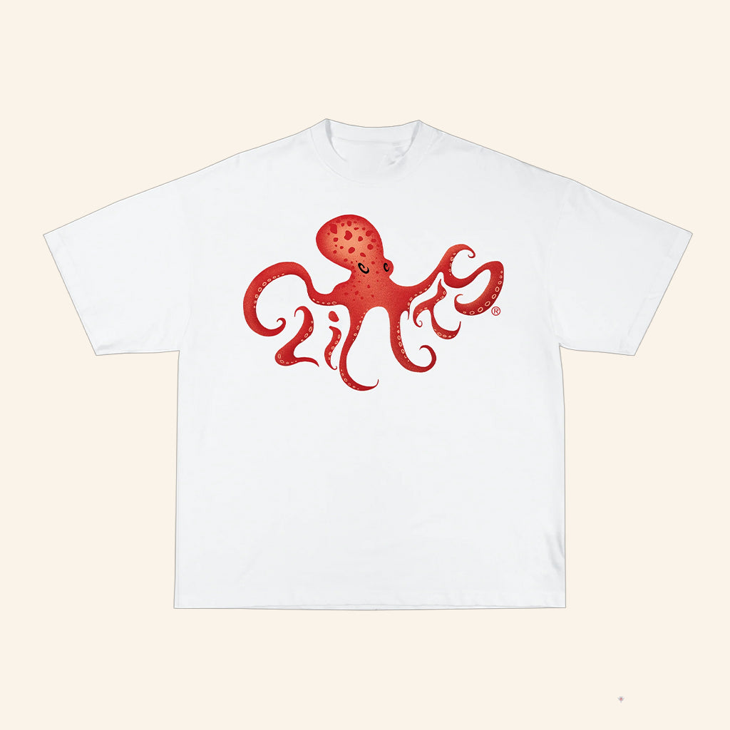 Clints Merch Octopus White T-Shirt Unique Gifts For Octopus Lovers For Him - GypsysystersGift