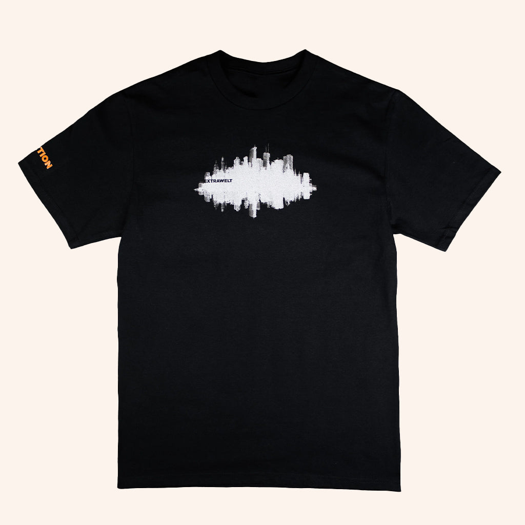 Cocoon Merch Extrawelt Dystortion T-Shirt Black Gifts Ideas For Him - GypsysystersGift