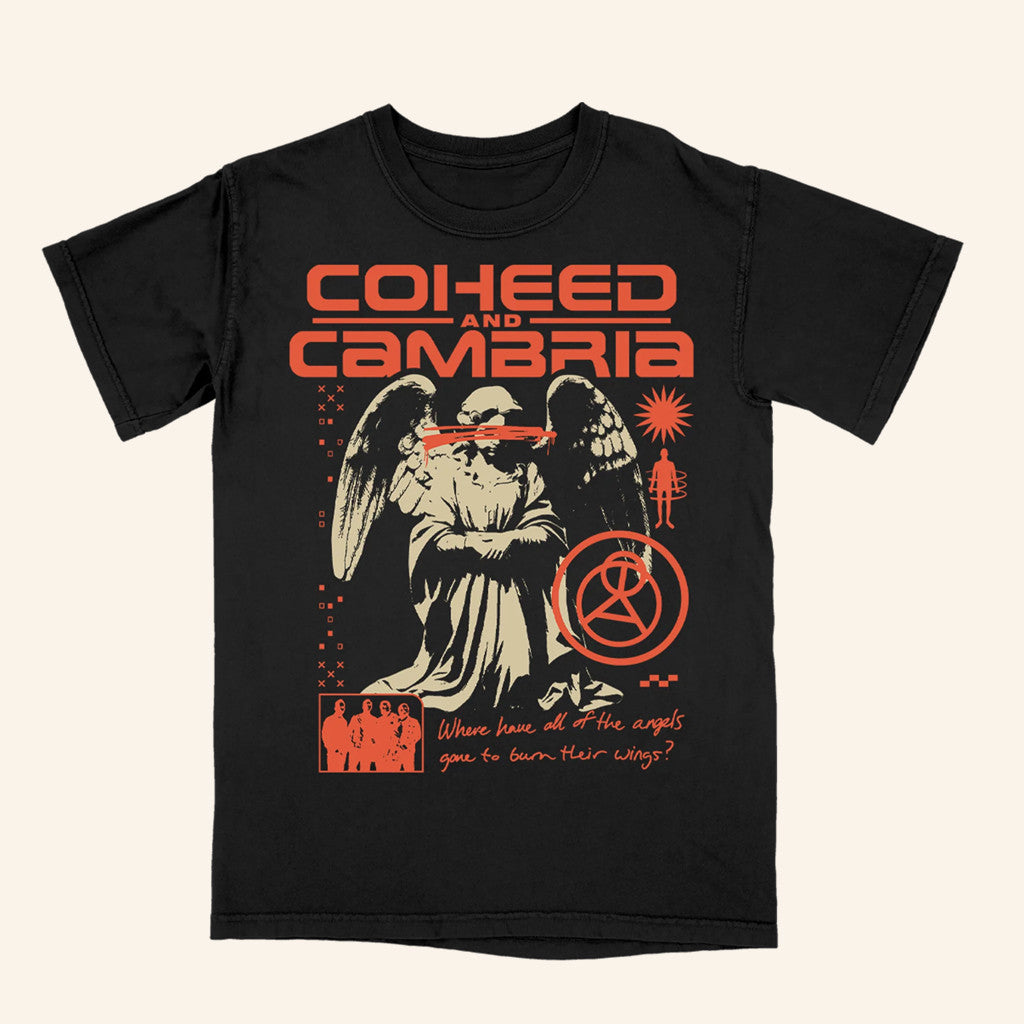 Coheed And Cambria Merch Angels Gone T-Shirt Birthday Gift Ideas For Him - GypsysystersGift