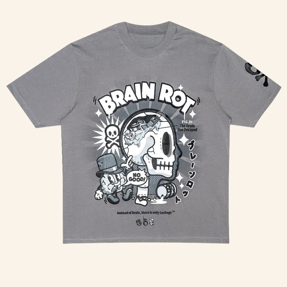 Cool Shirtz Merch Brain Rot T-Shirt Xmas Gifts For Him - Gypsysystersgift