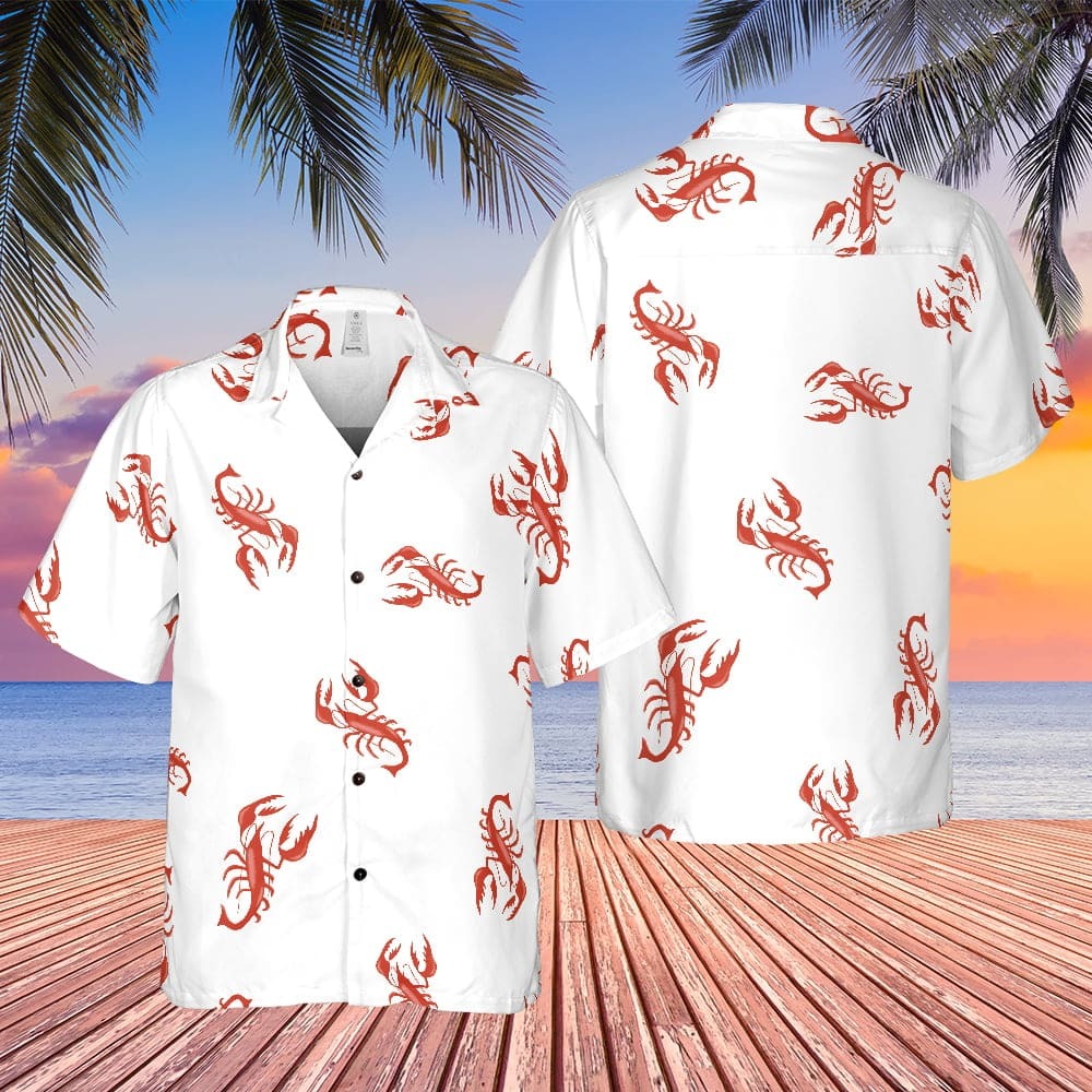 Cosmo Kramer Seinfeld Lobster Hawaiian Shirt Mens Aloha Shirt Fan Gifts For Him - Famerry