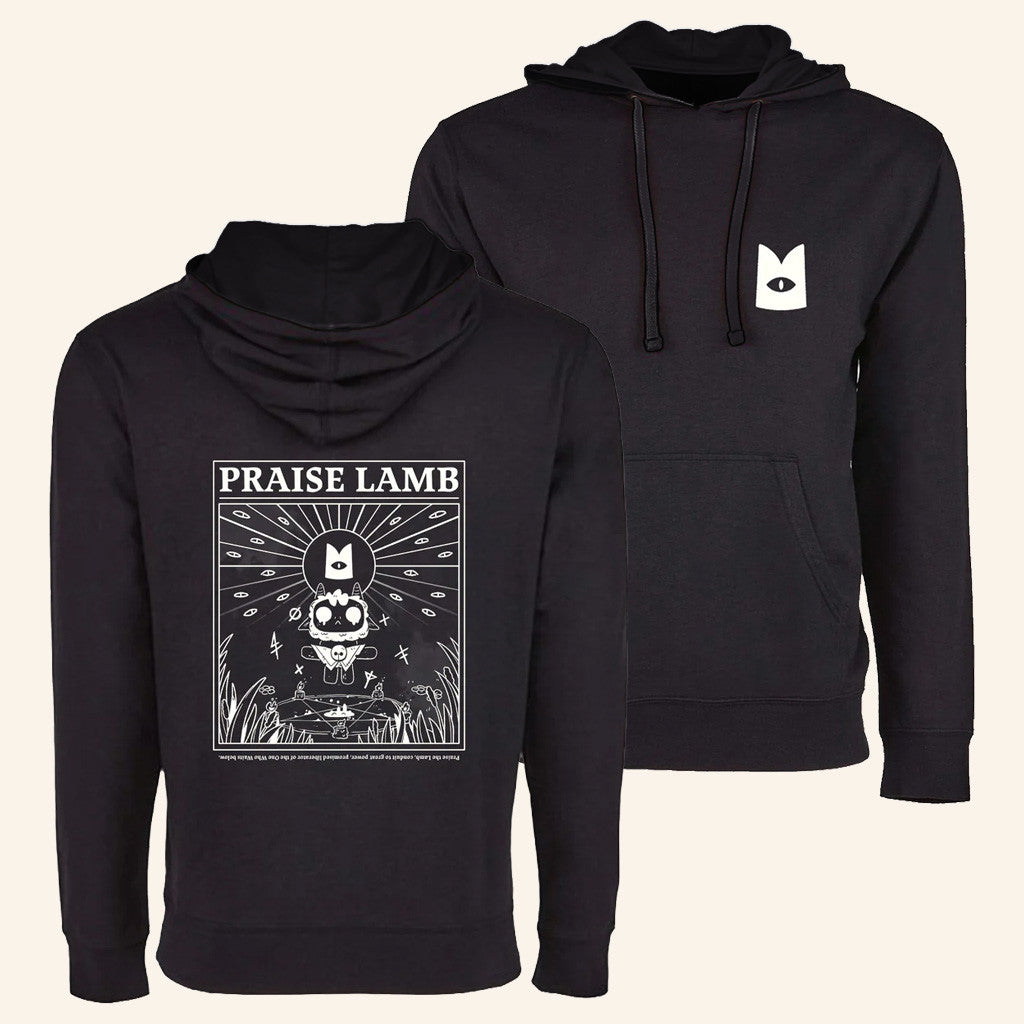 Cult Of The Lamb Merch Praise Lamb Hoodie Cult Of The Lamb Hoodie Gifts For Him - Gypsysystersgift