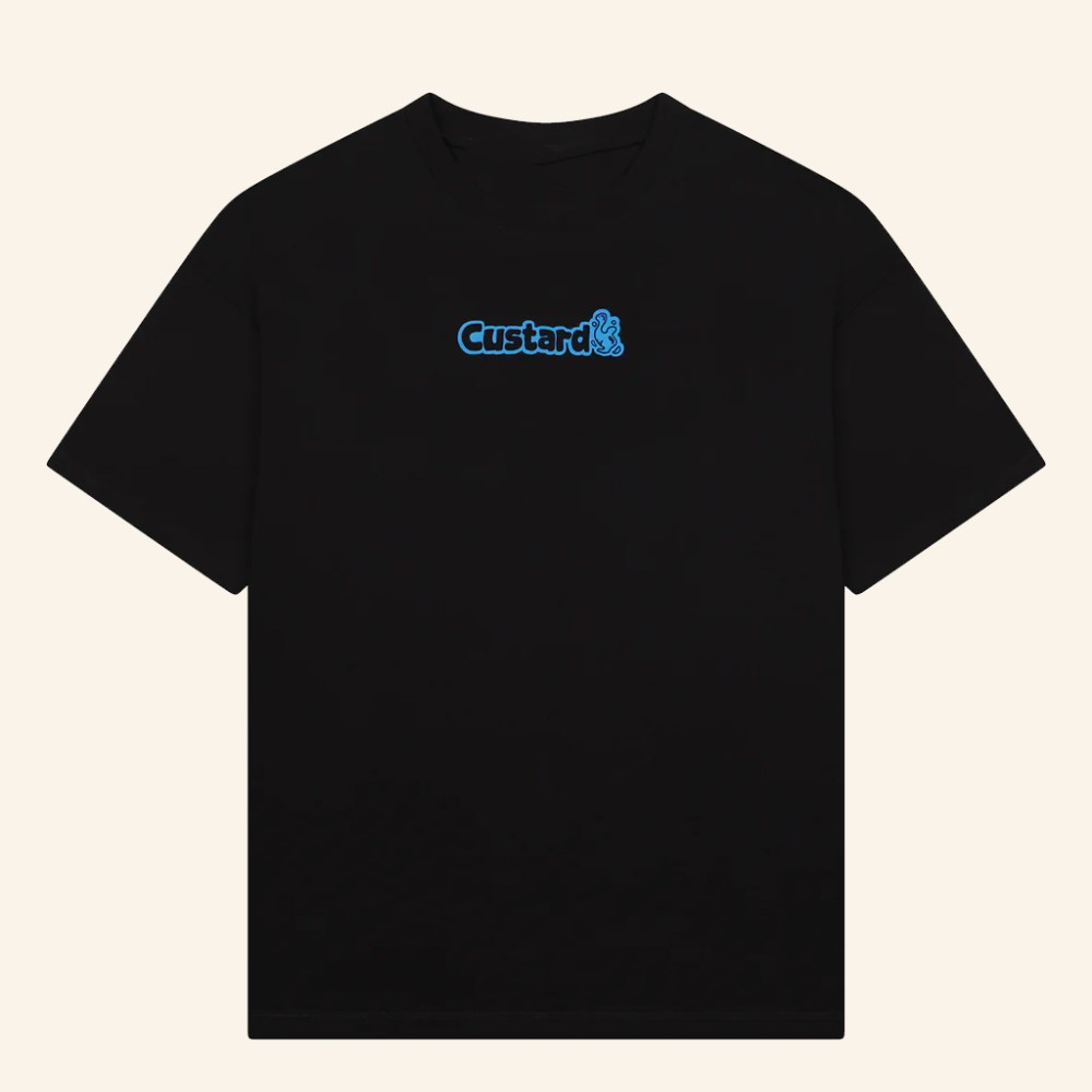 Custard Clothing Merch Splotch Black T-Shirt Great Gifts For Him - GypsysystersGift