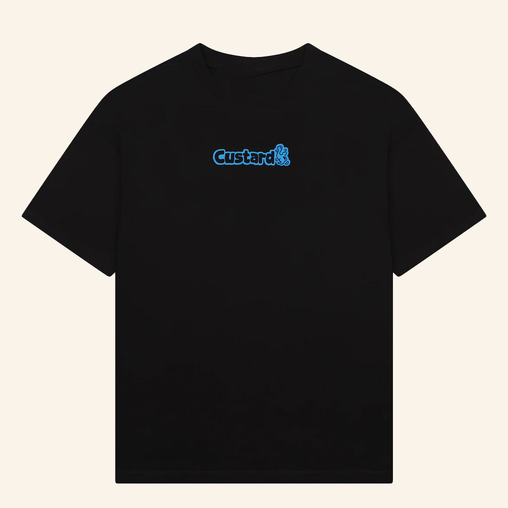 Custard Clothing Merch Splotch Black T-Shirt Great Gifts For Him - GypsysystersGift