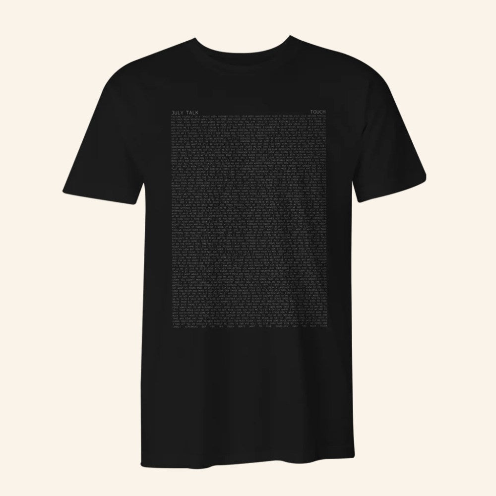 Cut Loose Merch July Talk Touch X Lyric T-Shirt Music Lover Gift Ideas For Him - Gypsysystersgift