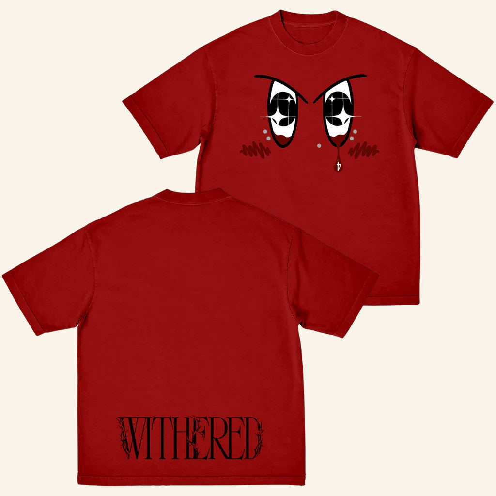 D4Vd Merch Red Anime T-Shirt Withered Shirt Gifts Ideas For Her - GypsysystersGift