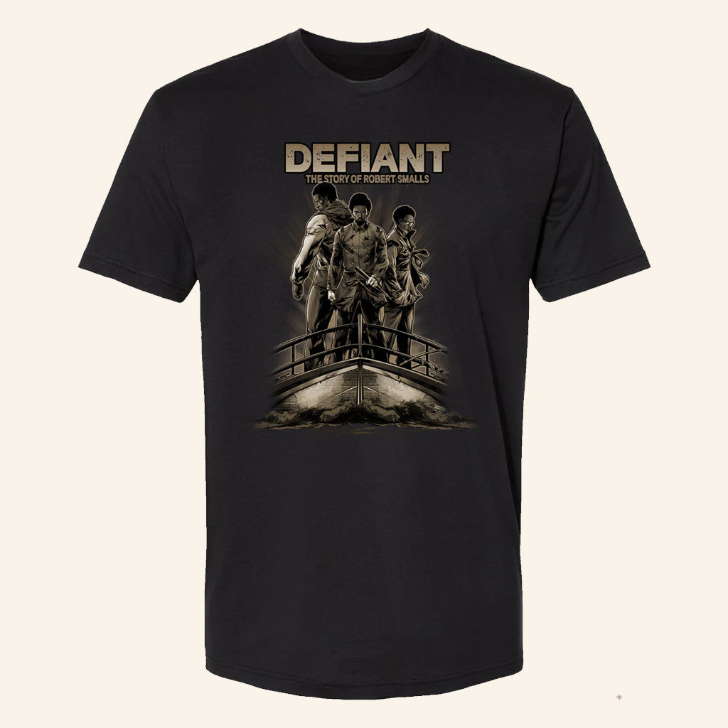 Defiant The Story Of Robert Smalls Escape T-Shirt Best Gifts For Book Lovers - GypsysystersGift