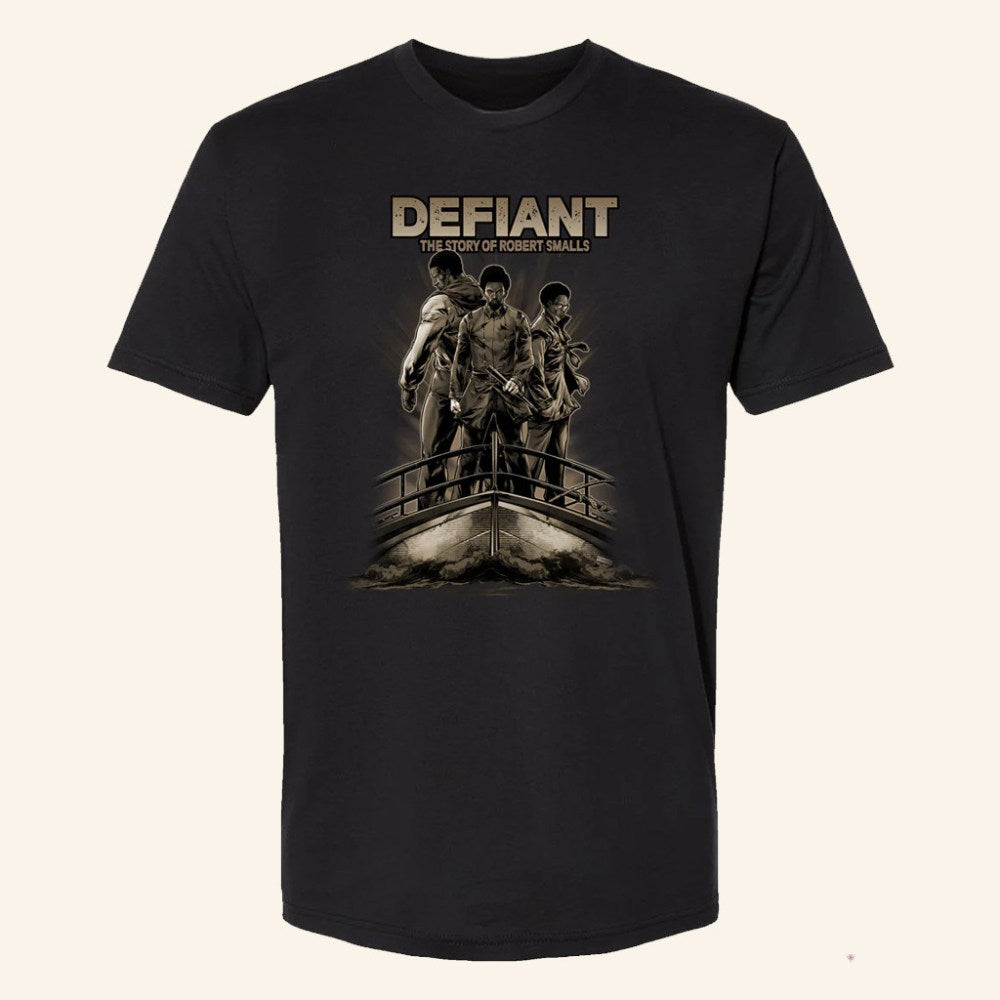 Defiant The Story Of Robert Smalls Escape T-Shirt Best Gifts For Book Lovers - GypsysystersGift