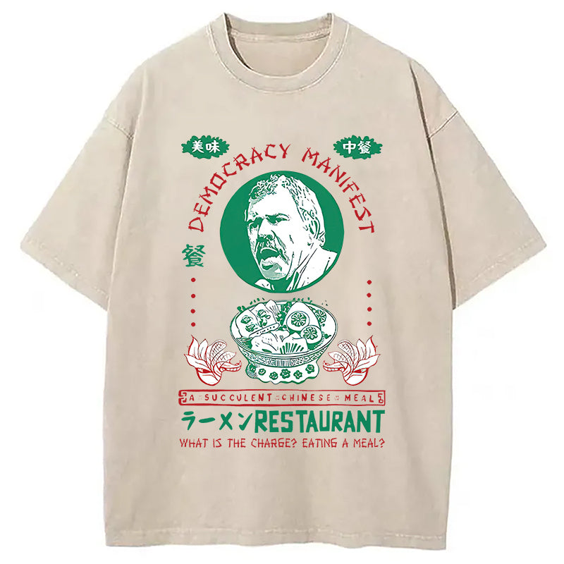 Delicious Chinese Food Washed T-Shirt Funny Quote Unisex Shirt Gifts For Him - Gypsysystersgift