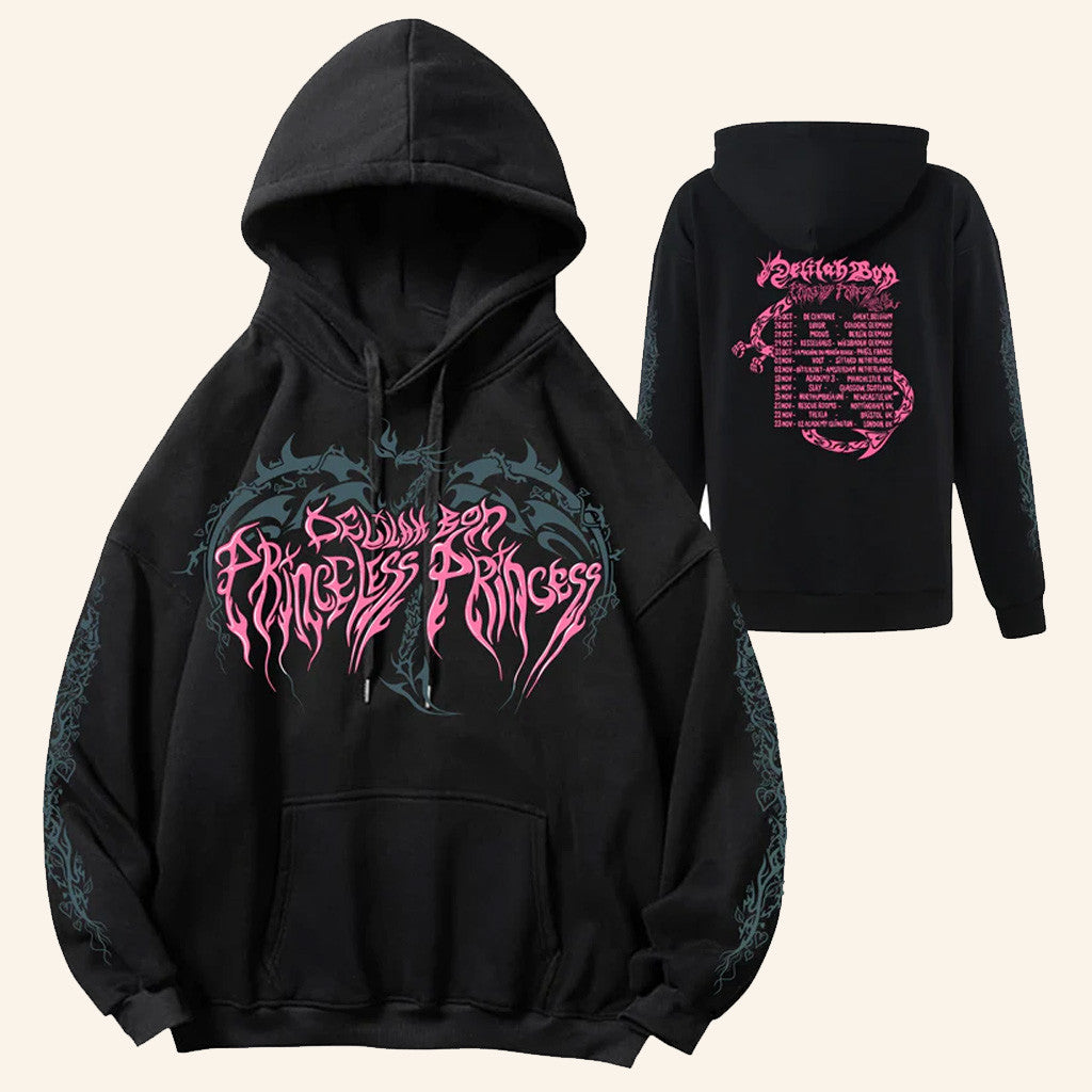 Delilah Bon Merch Princeless Princess Tour Hoodie Christmas Presents For Her - Gypsysystersgift