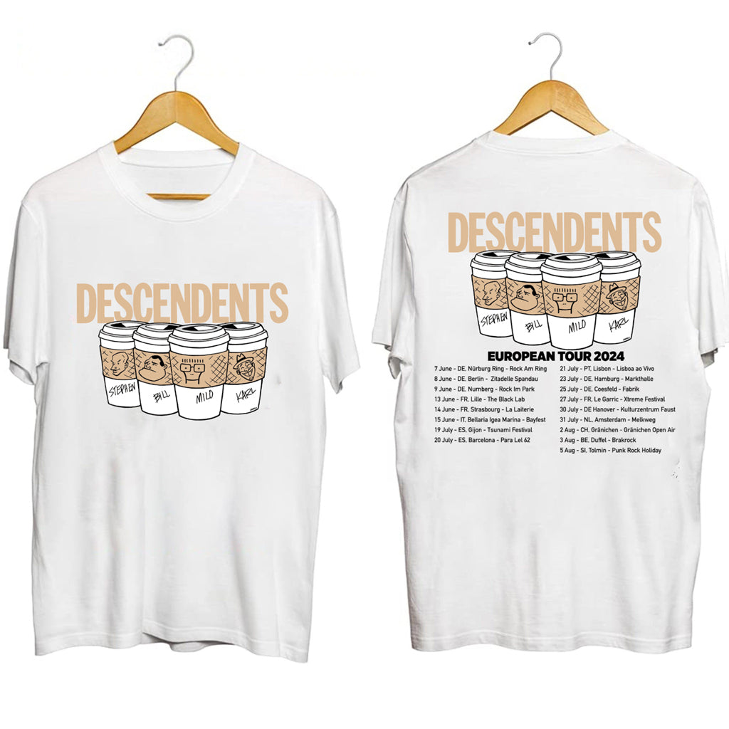 Descendents European Tour 2024 Shirt Descendents Merch Presents For Rock Music Lovers - Gypsysystersgift